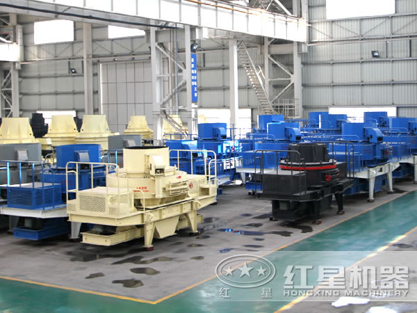 不同類型的制砂機