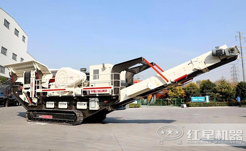 履帶流動磕石機(jī)實(shí)拍圖 履帶流動磕石機(jī)實(shí)拍圖