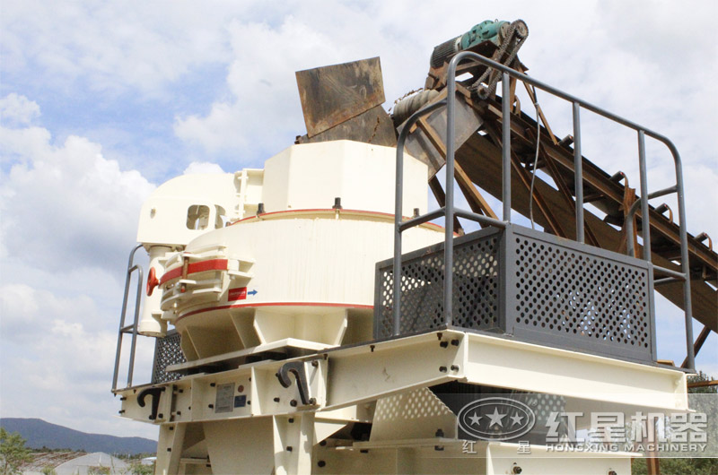 制砂機工作現場