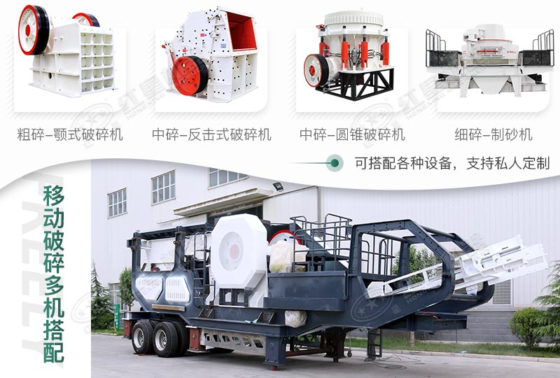 移動碎石機靈活選配配置 移動碎石機靈活選配配置