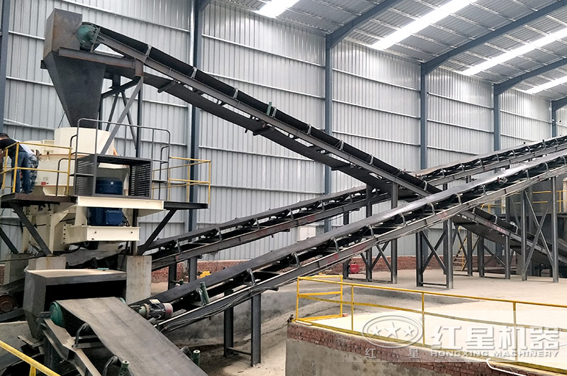 VSI制砂機現(xiàn)場實拍，室內(nèi)生產(chǎn)更環(huán)保