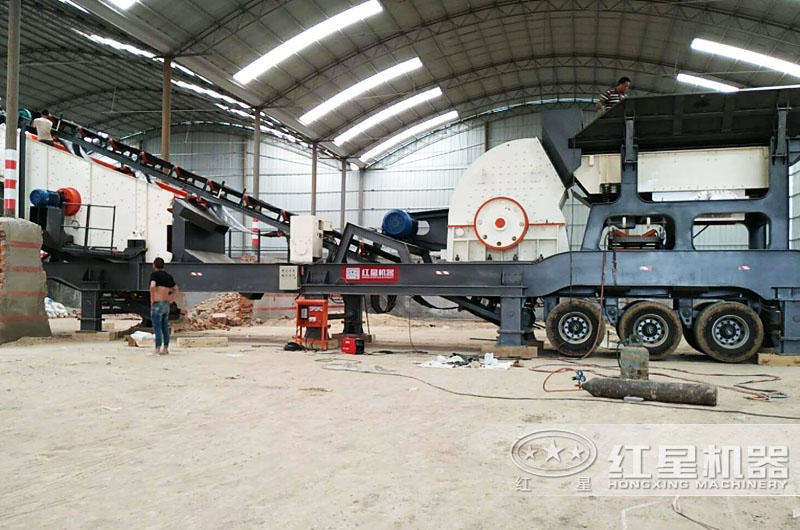 移動錘式破碎生產線 移動錘式破碎生產線