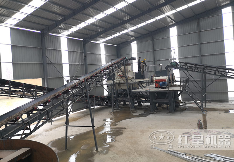 時產(chǎn)量200噸制砂生產(chǎn)線配置9526制砂機(jī)